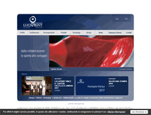 Tablet Screenshot of lucaprintgroup.com